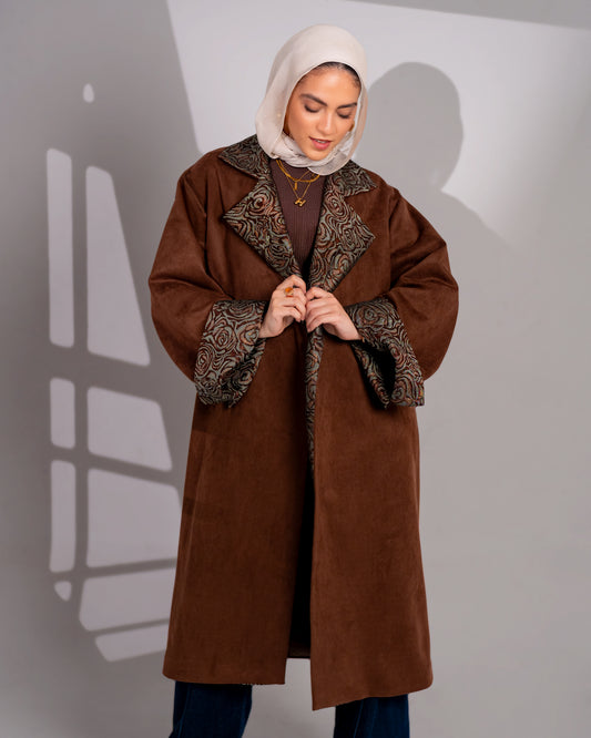 Jawaher Suede Coat