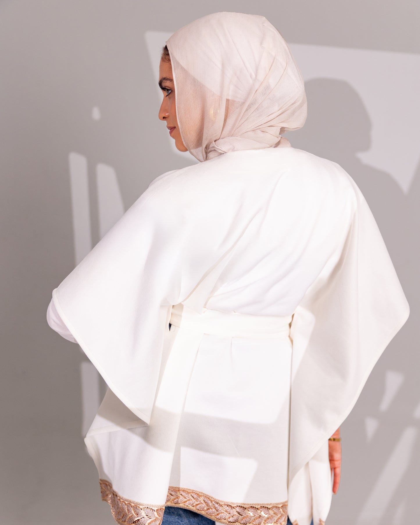Nour Suede Cape