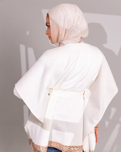Nour Suede Cape