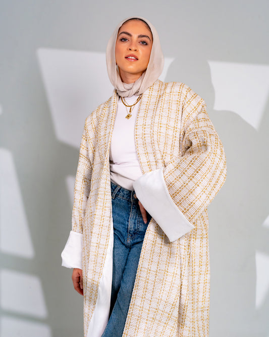 Rouh oversized tweed coat