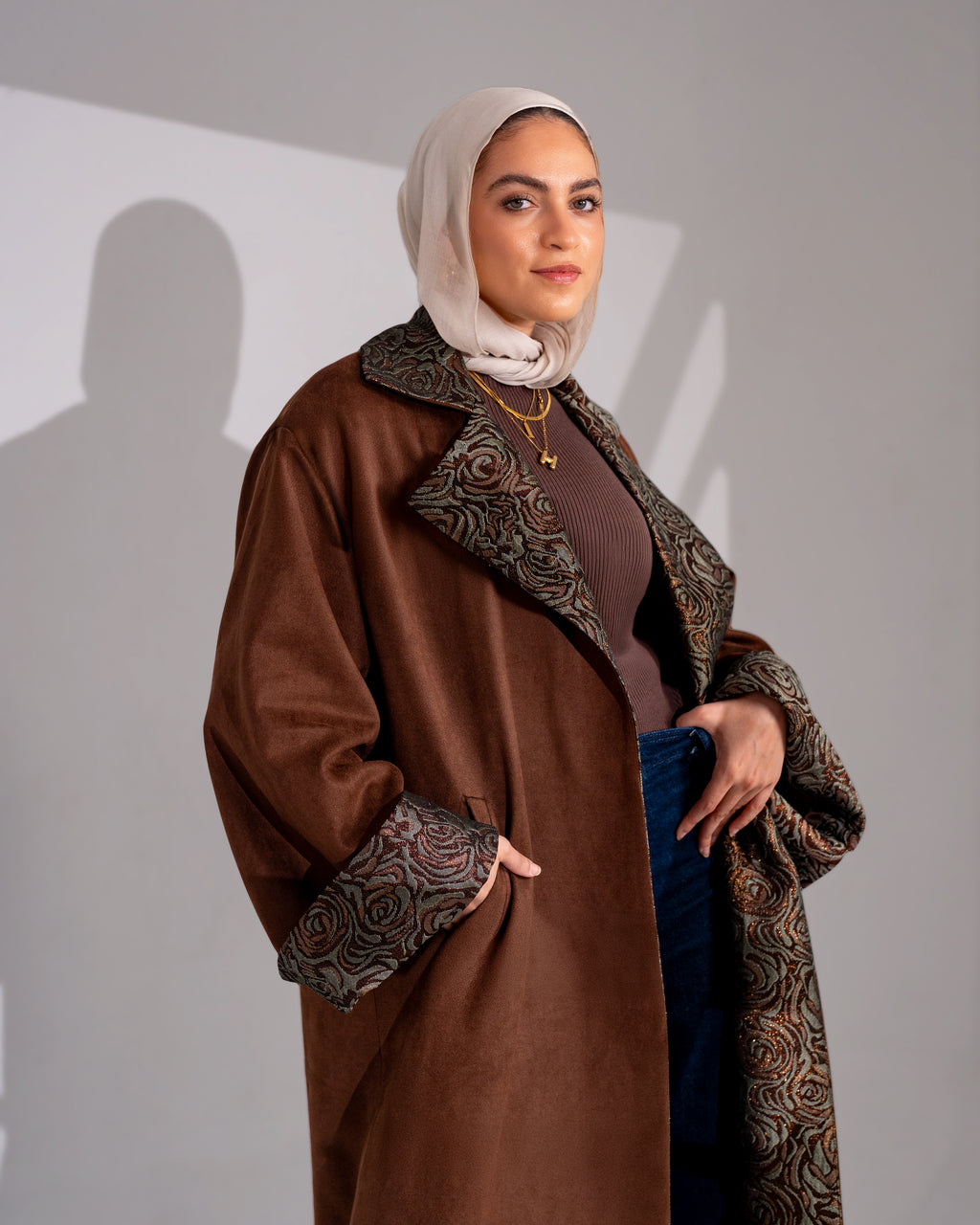 Jawaher Suede Coat
