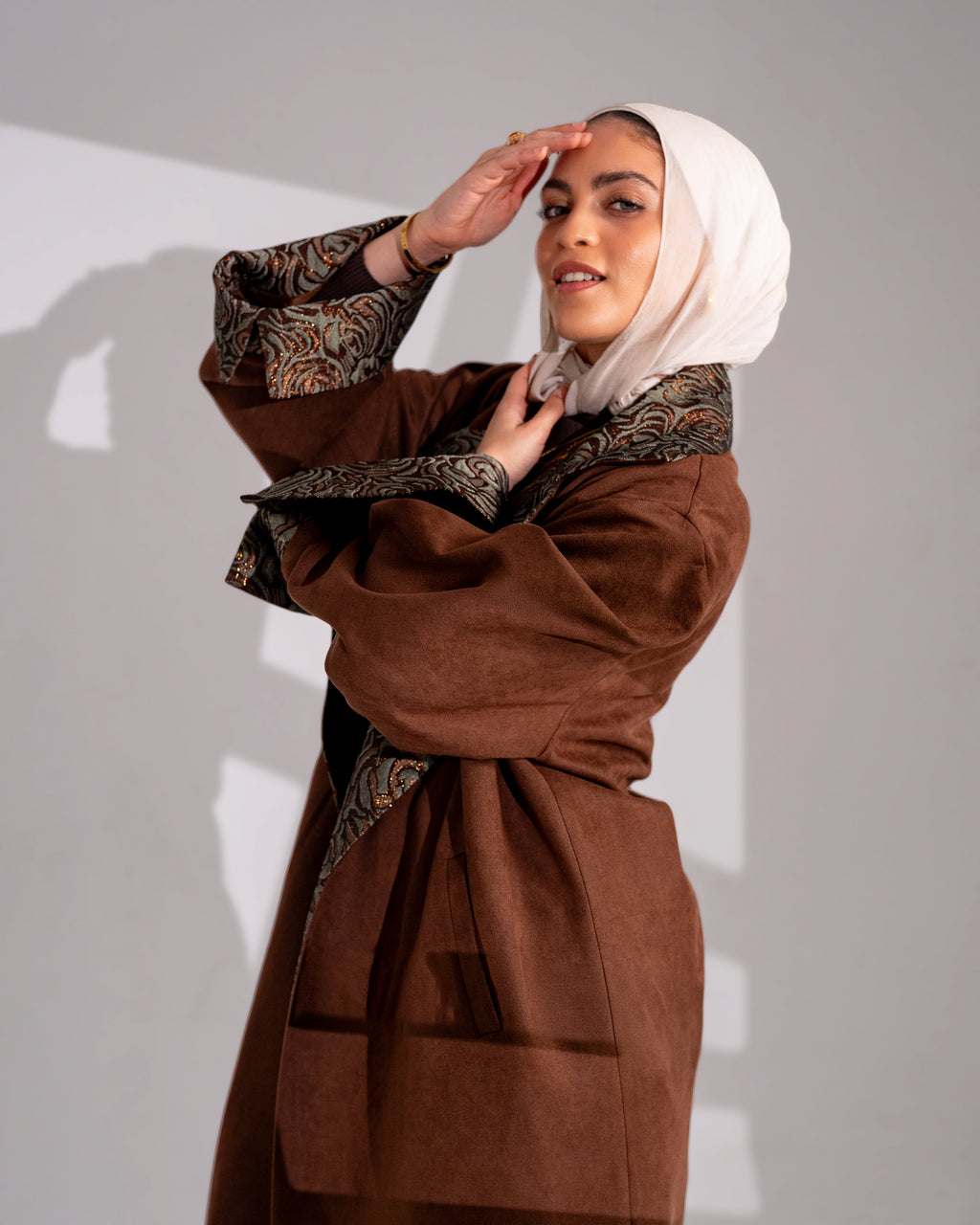 Jawaher Suede Coat